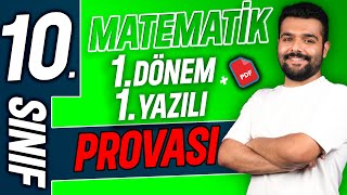 10sınıf matematik 1dönem 1yazılı örneği  Meb senaryosu  2024  2025 📂Pdf [upl. by Ettezus]