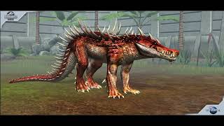 Kaprosuchus gen 2 trong jurassic world the game [upl. by Friedrich]