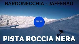 Jafferau  Bardonecchia nuova pista blu Roccia Nera [upl. by Adnawt]