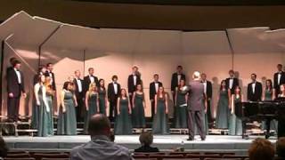 Bonita High School Chamber Singers sing quotA Jubilant Songquot [upl. by Notlef153]