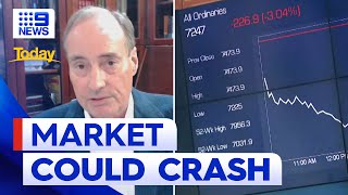 US economist predicting a major market crash for 2024  9 News Australia [upl. by Harrison]