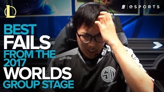 Best FAILS from the 2017 World Championship Group Stage [upl. by Rahal492]