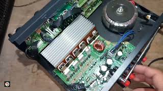 cara memperbaiki amplifier keluar asap [upl. by Norre501]