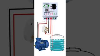 Fully automatic water level controller for water tank shorts youtubeshorts electricalworks [upl. by Barbuto559]