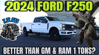 2024 Ford F250 STX 73L Gas Heres Why Fords 34 Ton Is Better Than RAM And GM 1 Tons [upl. by Ermeena898]