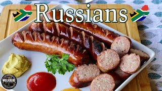 How to make Smoked quotRussianquot Sausage  South African Russian  Polish Kielbasa amp Kolbasa  Kransky [upl. by Adah]