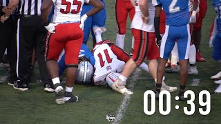 This is the LONGEST LOOSE BALL SCRUM in the HISTORY OF HIGH SCHOOL FOOTBALL SHEESH [upl. by Haidadej]