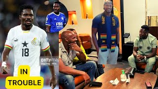 Daniel Amartey In Trouble😳 Asamoah Gyan Meets Asafa Powell Ghana Vs Angola [upl. by Prissy]