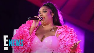 Lizzo Addresses BACKLASH to quotHarmfulquot GRRRLS Lyric  E News [upl. by Macmullin]