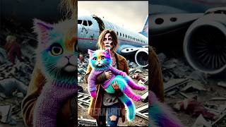 A cat going London from aeroplaneanimmal animmal shortsvirel funny [upl. by Walliw75]