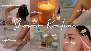 RELAXING SHOWER ROUTINE 2023 SUMMER SELF CARE Soft Skin Feminine amp Body Care Exfoliate MOTIVATION [upl. by Suzie549]