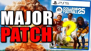 COLLEGE FOOTBALL 25 IS FIXED I CFB 25 LIVE PATCH NOTES AND REVIEW [upl. by Stoneman780]