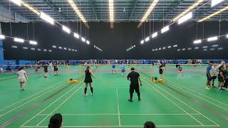 Chibi Titans vs MDBA Saints XD4  Badminton Veterans 2024 Heidelberg [upl. by Rome]