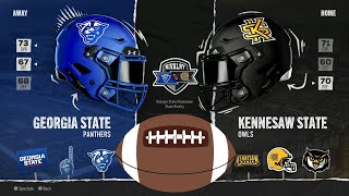 Kennesaw State University vs Georgia State University  College Football 25 Gameplay No Comm [upl. by Weidner]