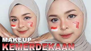 TUTORIAL MAKEUP KEMERDEKAAN 17 AGUSTUS KE 77  MAKEUP ART KEMERDEKAAN [upl. by O'Donoghue]