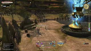 FFXIV  FREE TRIAL MODE  DAY 6  LEVELING MY GLADIATOR [upl. by Enomis]