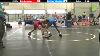 Men 55 KG  12125 lbs  Trey Andrews vs Raymond Woodward [upl. by Malachi]