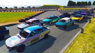 2 Litre English Championship  Buxton  WreckFest Banger Racing  Northern Bangers [upl. by Olsen]