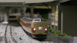 Nゲージ TOMIX 189系電車（M51編成・復活国鉄色）走行動画 [upl. by Ruskin35]