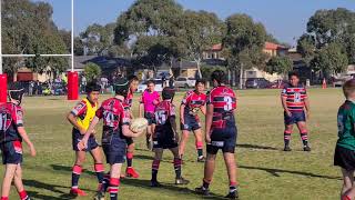 U12s Altona Roosters Vs Truganina Rabbitohs Round 7 2021 [upl. by Uyr]