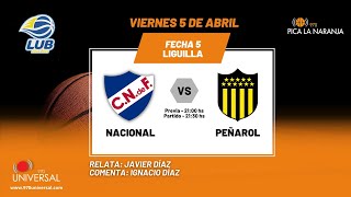 NACIONAL vs PEÑAROL  BASKETBALL  970 UNIVERSAL  EN VIVO [upl. by Hershell]