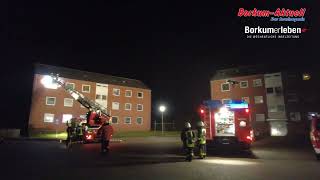 Sturm Zeynep auf Borkum  Einsätze Freiwillige Feuerwehr Borkum [upl. by Atirres553]