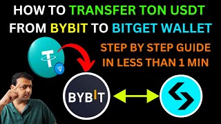 How To Transfer USDT on Ton From Bybit To Bitget Wallet [upl. by Syd906]