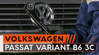 Hoe een achterste draagarm vervangen op een VW PASSAT VARIANT B6 3C HANDLEIDING AUTODOC [upl. by Bethesda]