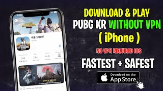 How To Download PUBG KR without VPN in iPhone in India iOS PUBG MOBILE KR version without VPN India [upl. by Harikahs]