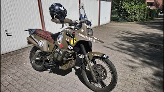 Suzuki DR800 quotMilitary Policequot Fresh Up  Part 2 [upl. by Amol600]