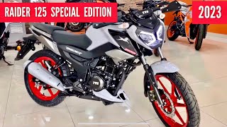 New 2023 TVS Raider 125 ABS Special Edition🔥New Features Launch Date amp OnRoad Price [upl. by Ellerred]