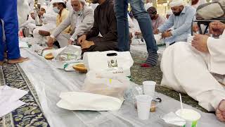 IFTARI inside Masjid Nabawi at Madinah Ramadan  2022 Iftar Experience [upl. by Eanyl]