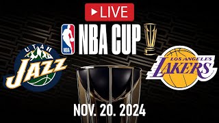 NBA LIVE LA Lakers vs Utah Jazz  EMIRATES NBA CUP 2024  November 20 2024  Jazz vs Lakers LIVE [upl. by Eneleh85]