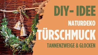 Weihnachtsdeko selbst gemacht Schnelle und einfache Wanddekoration mit Naturmaterialien 🌿✨ [upl. by Notyalc957]