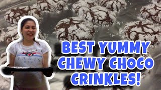 FUDGY AND CHEWY CHOCOLATE CRINKLES  JOHANNAJOE [upl. by Nytsrik364]