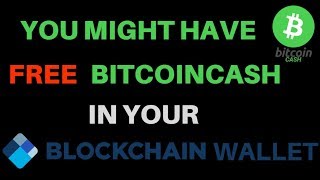 Free BitcoinCash in your Blockchain wallet [upl. by Patrizia413]