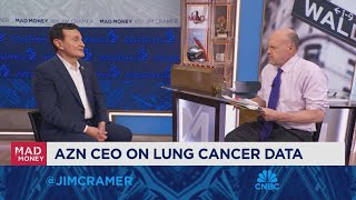 AstraZeneca CEO Pascal Soriot goes oneonone with Jim Cramer [upl. by Amzaj762]