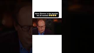 Hans Zimmer shares wisdom in unique ways 🤣 [upl. by Nims]