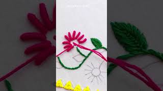 hand embroidery embroiderysewing shortvideo art diy crochet handembroidery [upl. by Allit]