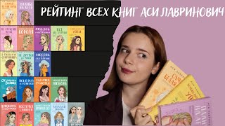 Рейтинг ВСЕХ книг Аси Лавринович [upl. by Seabrooke]