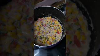 How to make cheese corn salad using milk cornrecipe cooking yummy 🌽 [upl. by Adoh]