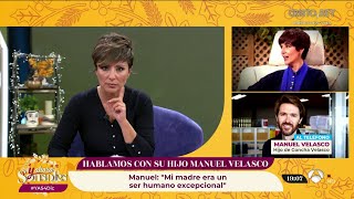 Manuel Velasco habla de su madre Concha Velasco  Y ahora Sonsoles [upl. by Phelps]