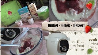 KRUPS cook 4 me  Dinkel  Grießbrei  DinkelPudding  Dessert [upl. by Hedve]