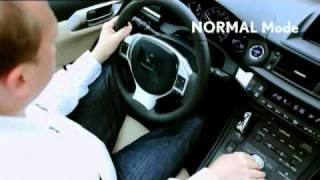 Lexus CT 200h Drive Mode Select [upl. by Astrea]