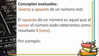 Opuestos e inversos de números reales [upl. by Issor]