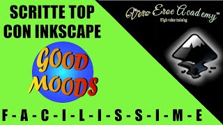 BELLISSIMO TESTO INKSCAPE  INKSCAPE TUTORIAL ITALIANO [upl. by Curren286]