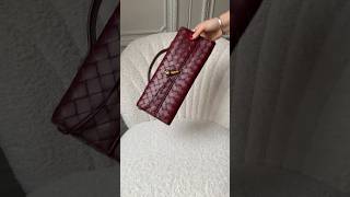 Bottega Veneta Andiamo Clutch in Burgundy bottegavenetabag bottegaveneta [upl. by Nelac]