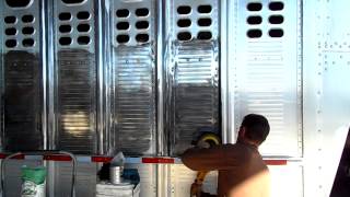 Flitz  Aluminum Trailer Polishing [upl. by Enahsed]