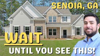 The BIGGEST Atlanta Georgia Homes For Sale as AFFORDABLE AS YOU WILL FIND  Saddleridge  Senoia GA [upl. by Seif837]