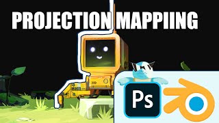 Projection Mapping in Blender 3d workflow blender [upl. by Najram718]